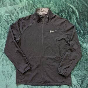 Mens Nike DriFit Lightweight Full Zip Basketball/Track Jacket Black L 800199-010